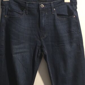 PAIGE Dark Blue Straight Jeans